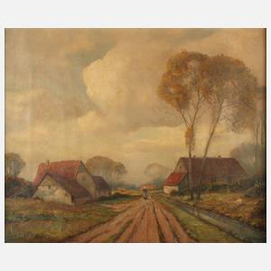 Wilhelm Reuter, Sommerliche Dorfansicht