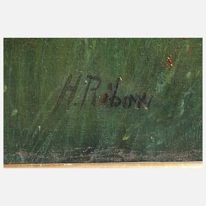 H. Ribow, Morgendämmerung im Spreewald