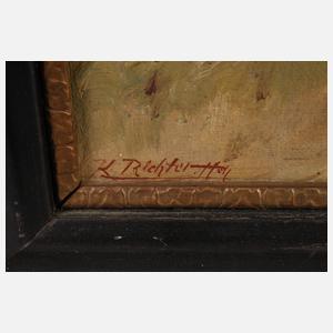 K. Richter, Bauernpaar am Chiemsee