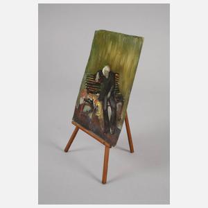 O. Ruggerii, Auf der Parkbank