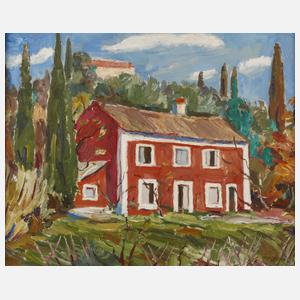 Albert Schellerer, ”Bauernhaus in Secca”