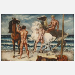 Julius Schledorn, Jünglinge am Meer