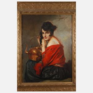 Leopold Schmutzler, Zigeunerin mit Kupferkessel