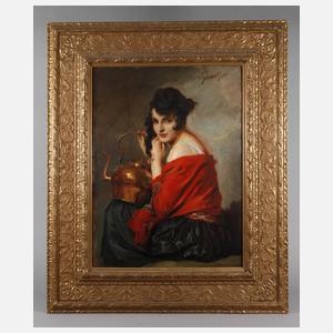 Leopold Schmutzler, Zigeunerin mit Kupferkessel