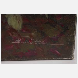 Kathrin Schöttler, Rosenstillleben mit Schale