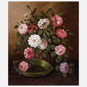 Kathrin Schöttler, Rosenstillleben mit Schale