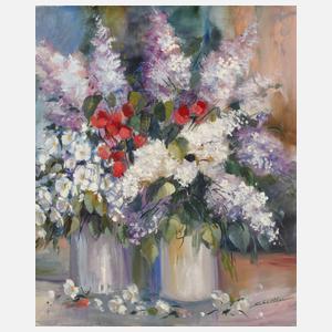 Kathrin Schöttler, Sommerblumenstillleben