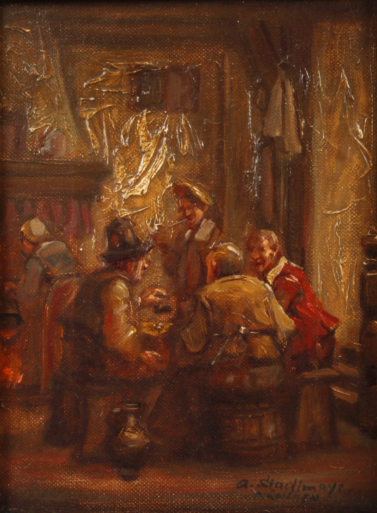 Alois Stadlmayr, Zecher im Interieur