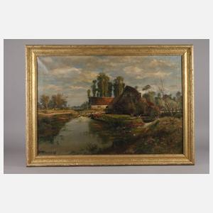 Ernst Tannert, Mühle in Sommerlandschaft