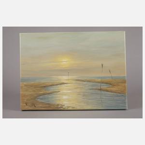 Ernst Troch, Abends am Meer