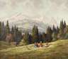 W. H. Unger, ”Picknick vorm Wettersteingebirge”