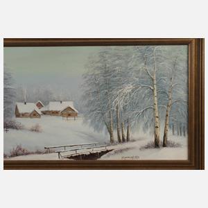 Vsemoshentsev, Russische Winterlandschaft