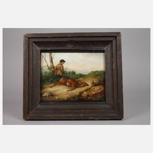 Paar jagdliche Malereien