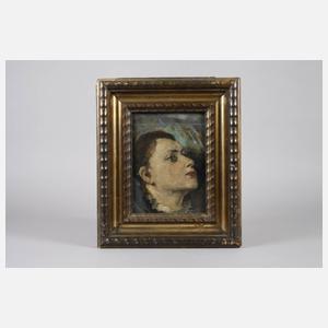 Jungenkopf im Profil