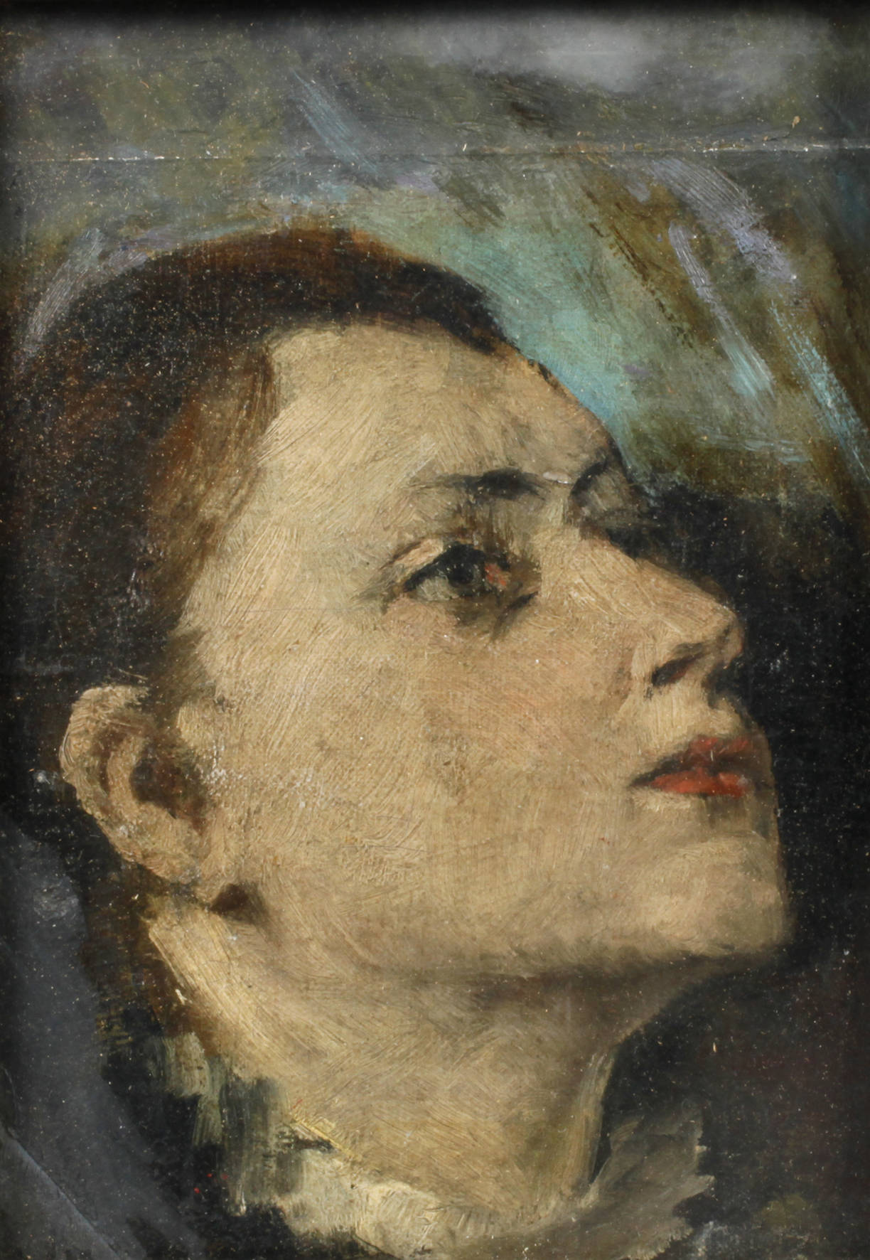 Jungenkopf im Profil