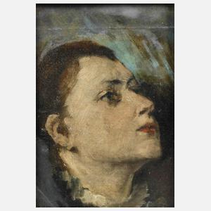 Jungenkopf im Profil