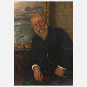 Bildnis des greisen Hans Thoma