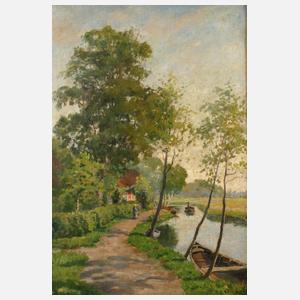 Sommerliche Spreewaldansicht