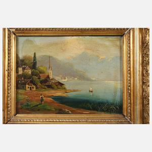 Drei Landschaftsgemälde