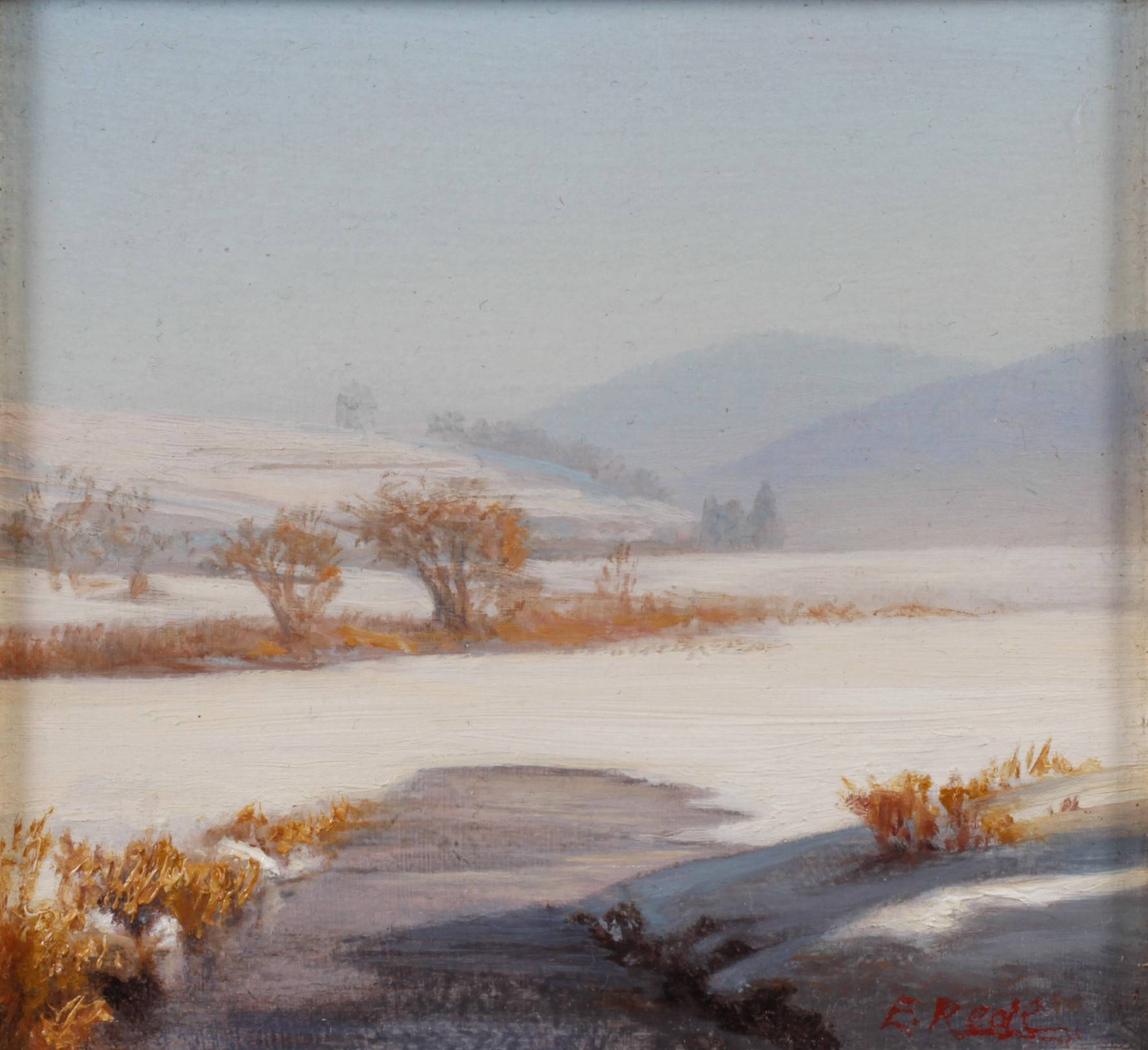 Sonnige Winterlandschaft