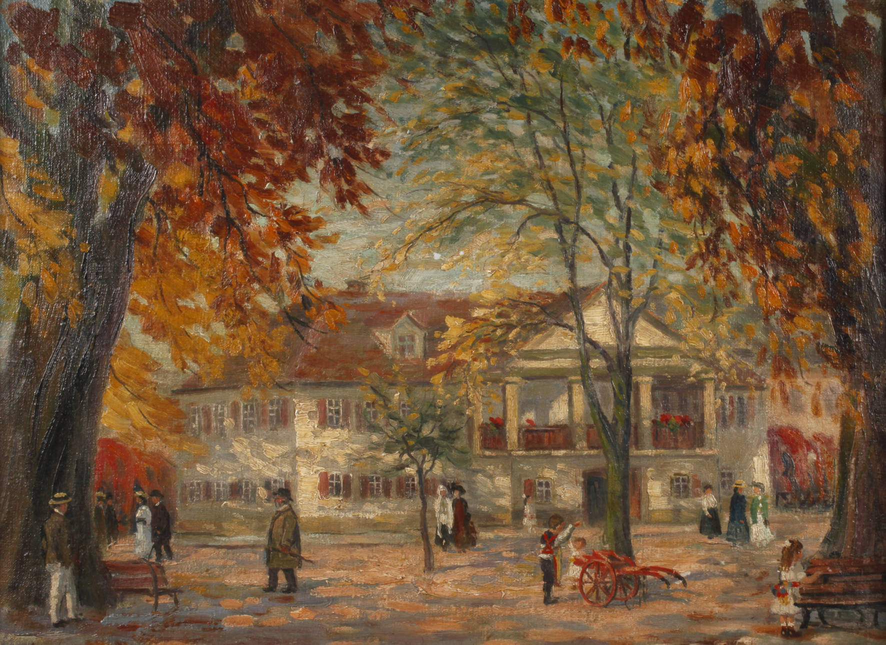 Herbstliche Parkansicht