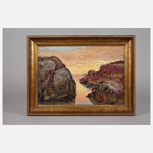 Abend an der Steilküste