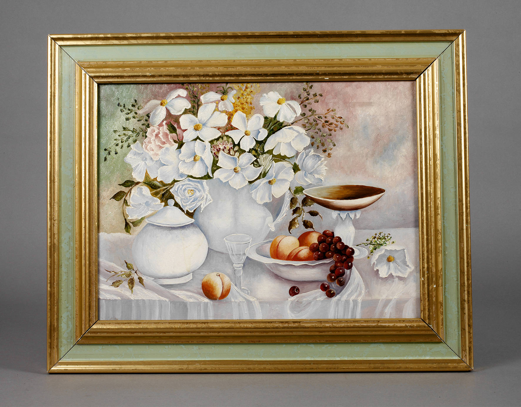 Tafelstillleben mit Anemonen