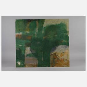 Abstraktion in Grün