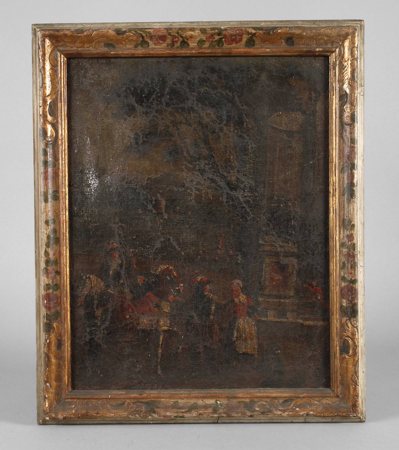 Barockrahmen mit Gemälde