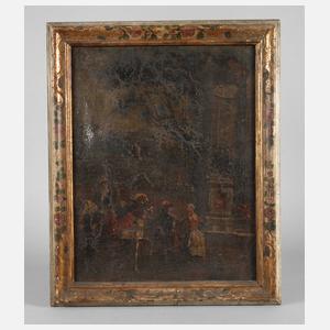 Barockrahmen mit Gemälde