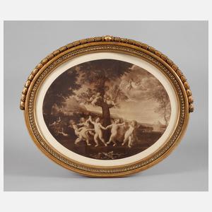 Klassizistischer Ovalrahmen