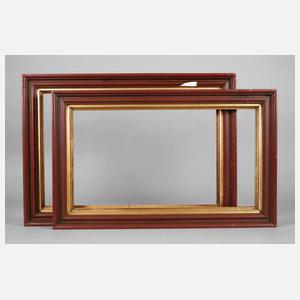 Zwei Leistenrahmen um 1880