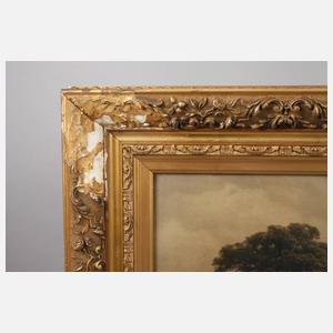 Großer Goldstuckrahmen