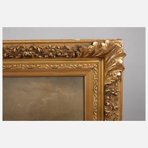 Großer Goldstuckrahmen