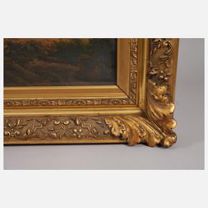 Großer Goldstuckrahmen