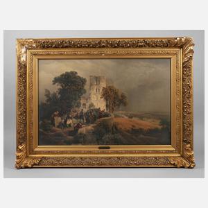 Großer Goldstuckrahmen