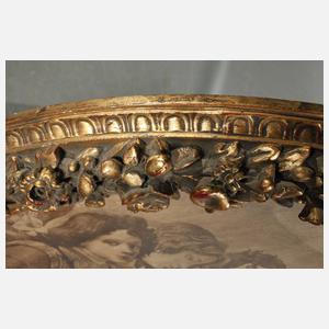 Runder Goldstuckrahmen Ende 19. Jh.