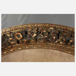 Runder Goldstuckrahmen Ende 19. Jh.