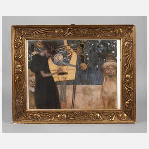 Florale Jugendstilleiste