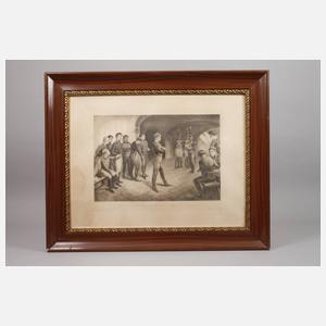 Paar Lackleistenrahmenpendants