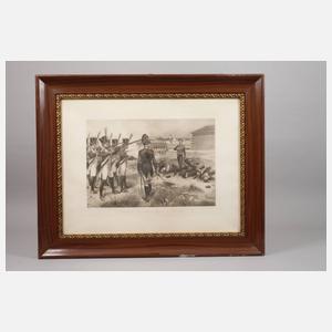 Paar Lackleistenrahmenpendants