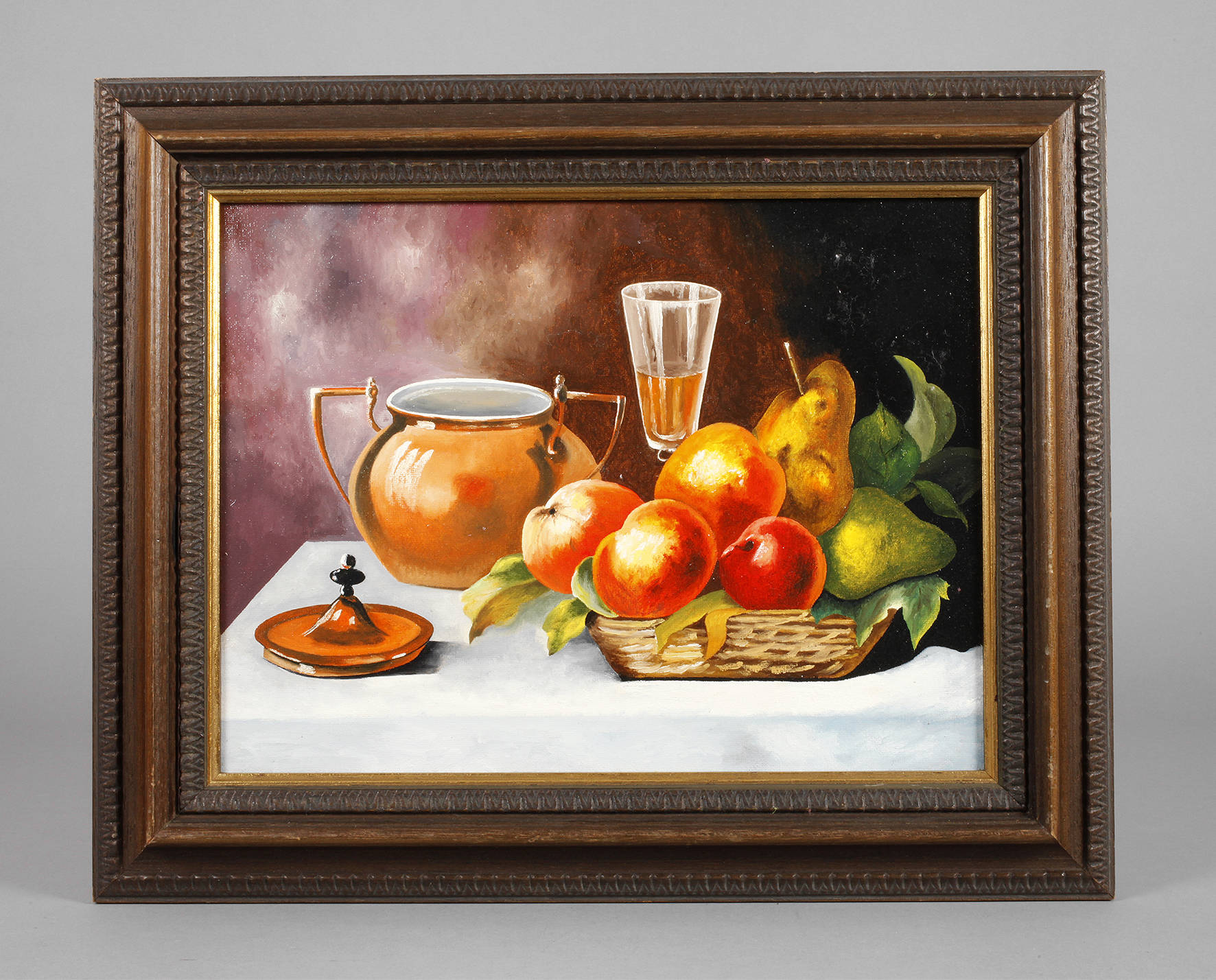 Holzleiste mit Goldkante