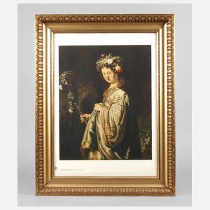 Breite Goldstuckleiste