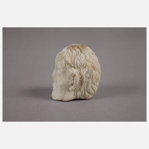 Beinschnitzerei Memento Mori