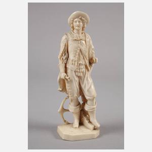 Feine Elfenbeinschnitzerei