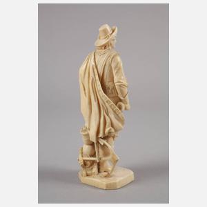 Feine Elfenbeinschnitzerei