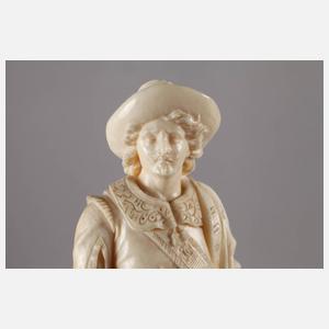 Feine Elfenbeinschnitzerei