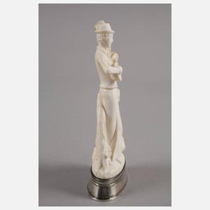 Feine Elfenbeinschnitzerei