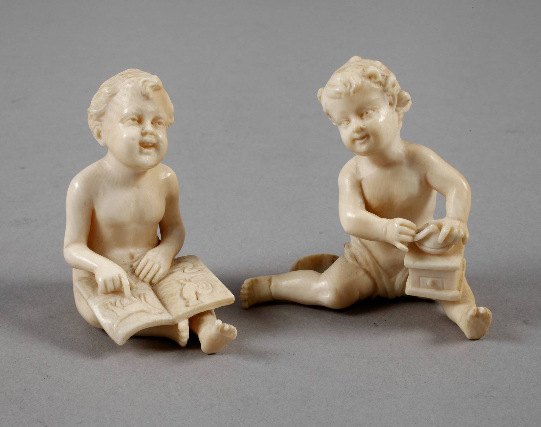 Kinderpaar Elfenbein