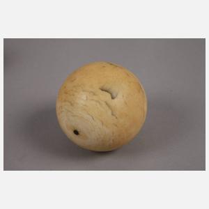 Sechs Billardkugeln Elfenbein